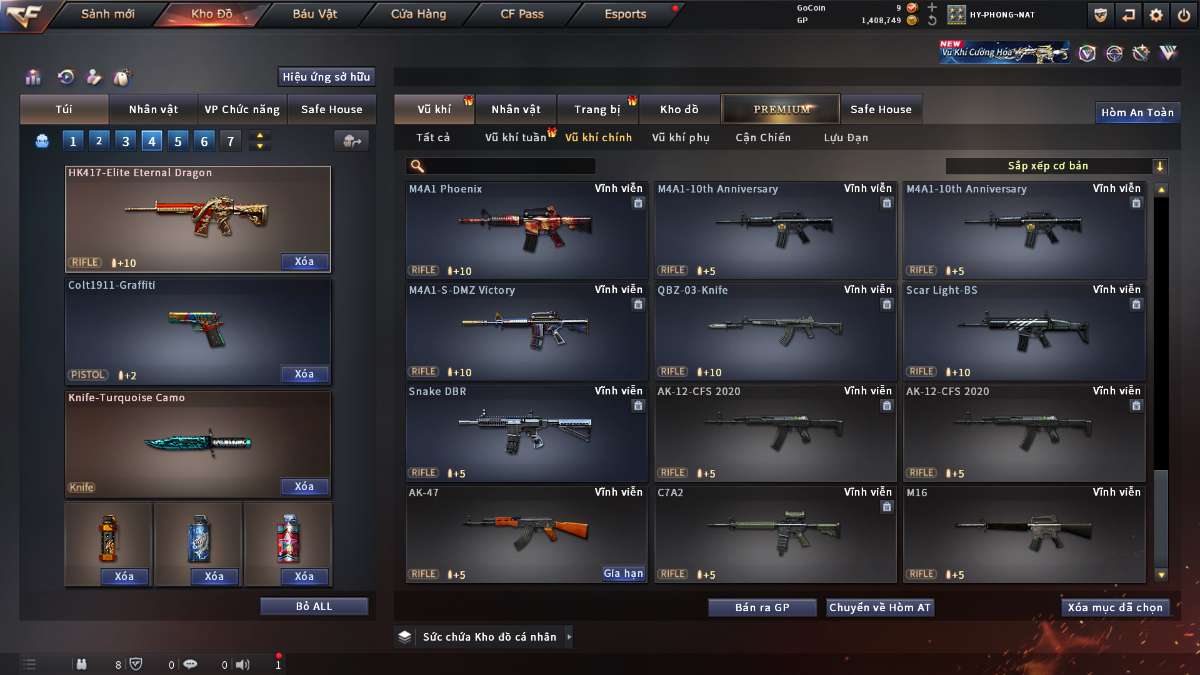 shop acc cf uy tin gia re